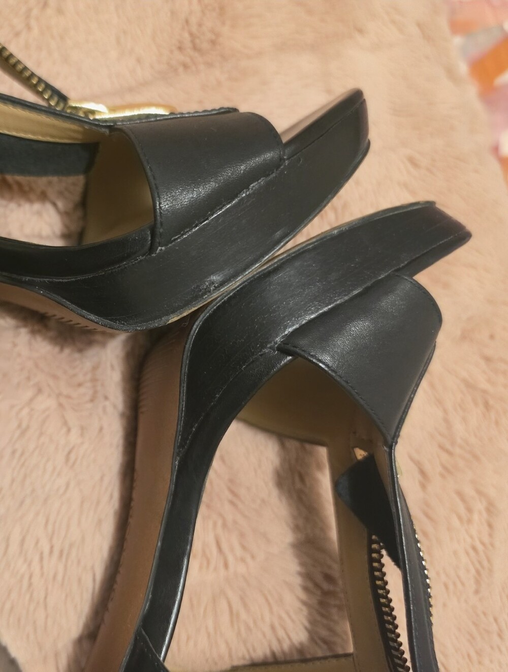 Franco Sarto-Myriad Black T-Zip Block Heel Sandal - Picture 14 of 16